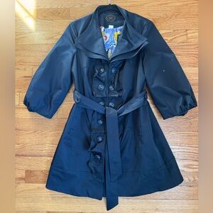 Anthropologie Navy Blue Women's Coat